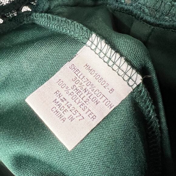 Haute Monde Forest Green Embroidered Dress Size Medium - Picture 8 of 11